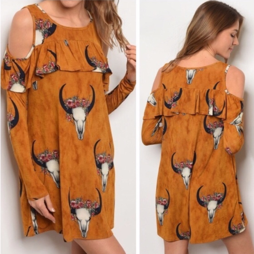 New Rustic Boho Dress Sz Large Left